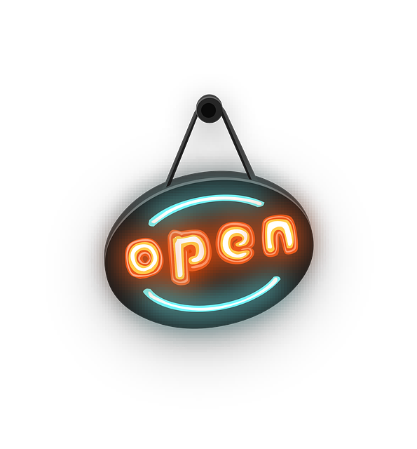 Open sign